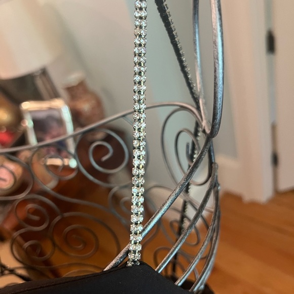 NBD Rhinestones Dress | Black mini dress with rhinestone straps | NBD on Revolve - Picture 4 of 6